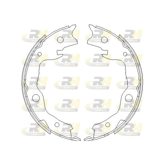 4752.00 Brake Shoe Set, parking brake