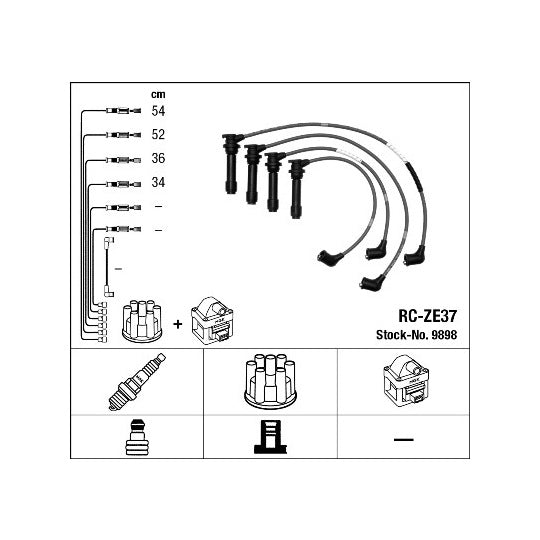9898 Ignition Cable Kit