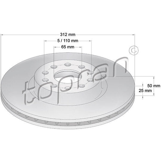 110 073 Brake disk