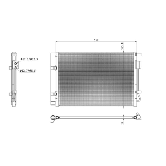 350496 Condenser, air conditioning