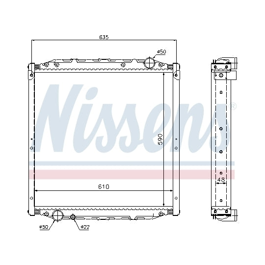 62880A Radiator, engine cooling