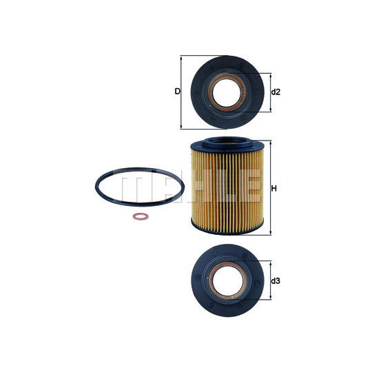 OX 154/1D Oil filter
