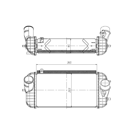 309066 Intercooler, charger
