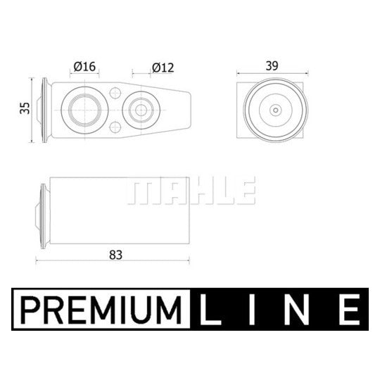 AVE 142 000P Expansion Valve, air conditioning