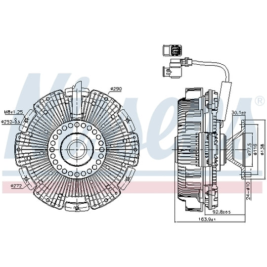 86248 Clutch, radiator fan
