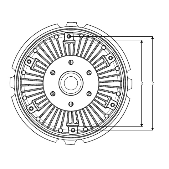 49722 Clutch, radiator fan