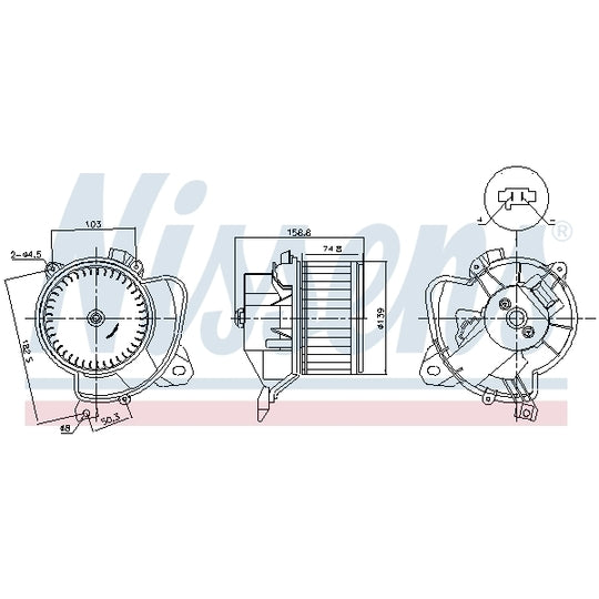87574 Interior Blower