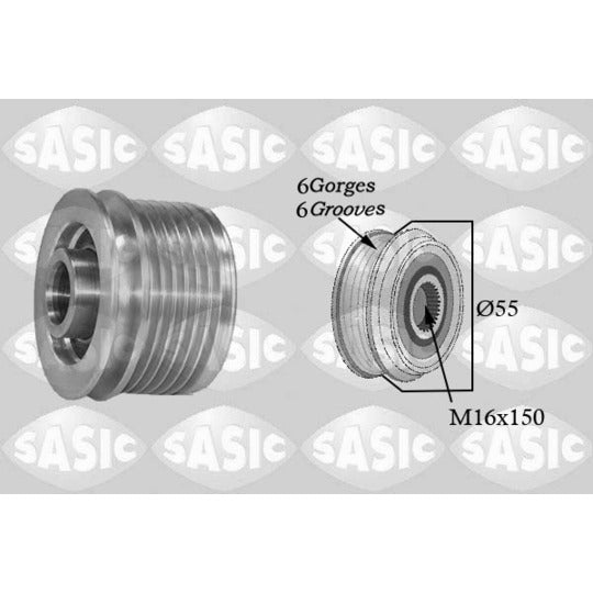 1674001 Pulley, alternator