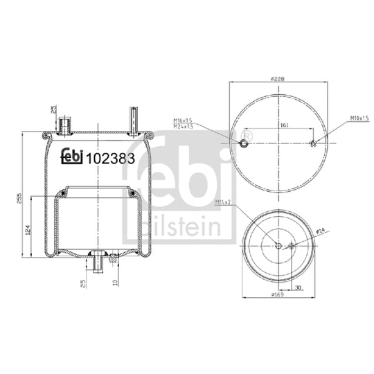 102383 Bellow, air suspension