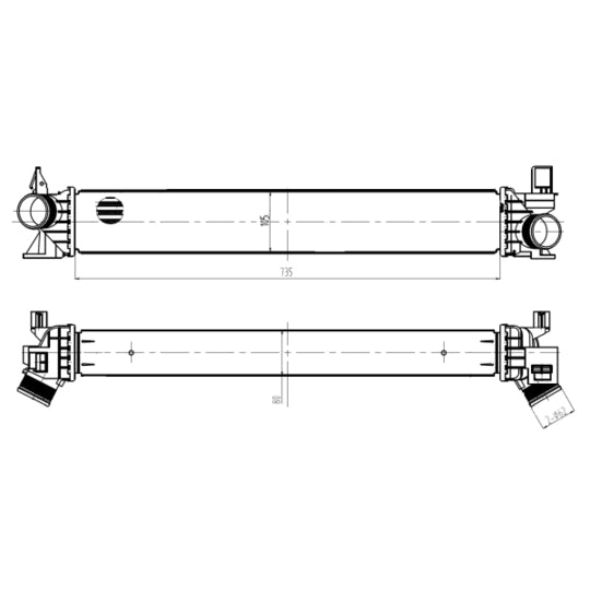 309034 Intercooler, charger