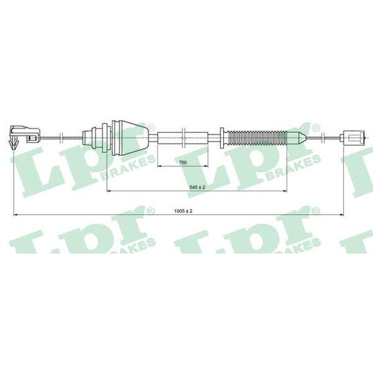 C0148A Accelerator Cable