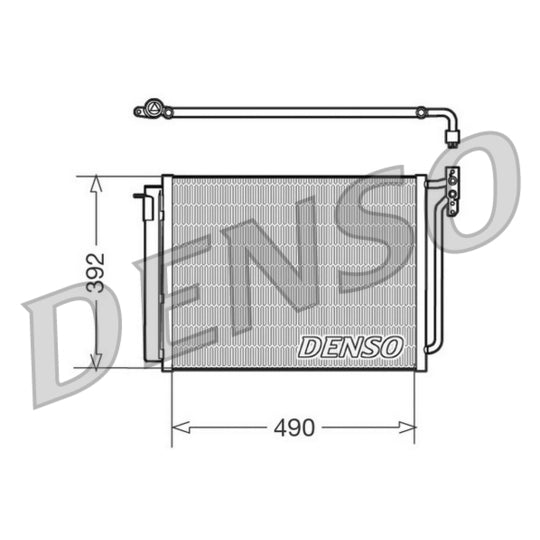 DCN05009 Condenser, air conditioning
