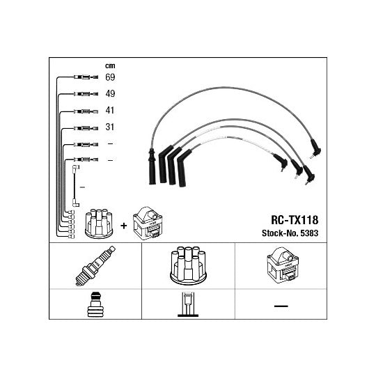 5383 Ignition Cable Kit