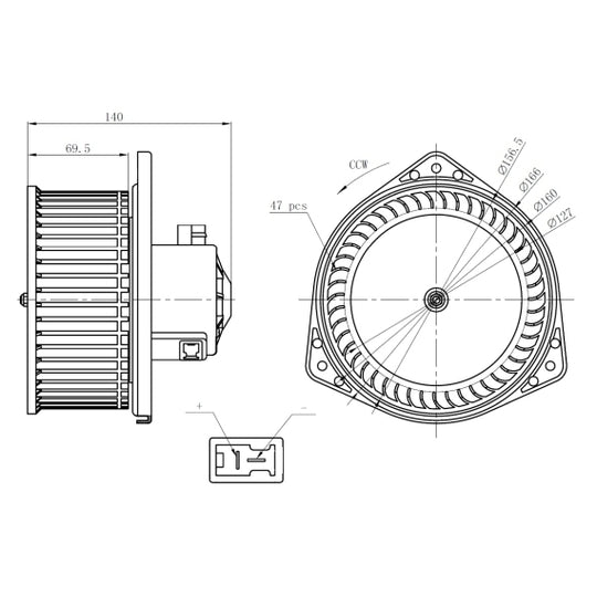 34303 Interior Blower