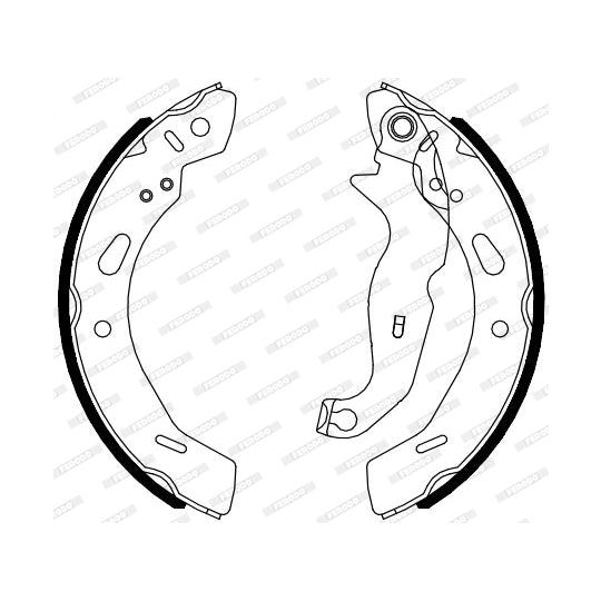 FSB4080 Brake Shoe Set