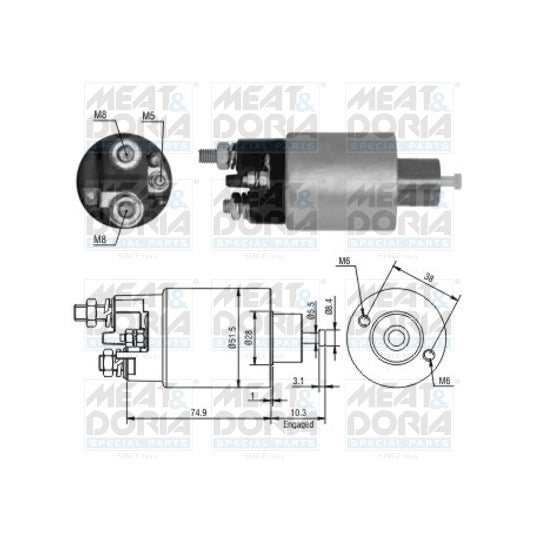 46099 Solenoid Switch, starter