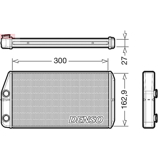 DRR01002 Heat Exchanger, interior heating