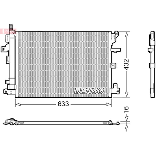 DCN33012 Condenser, air conditioning