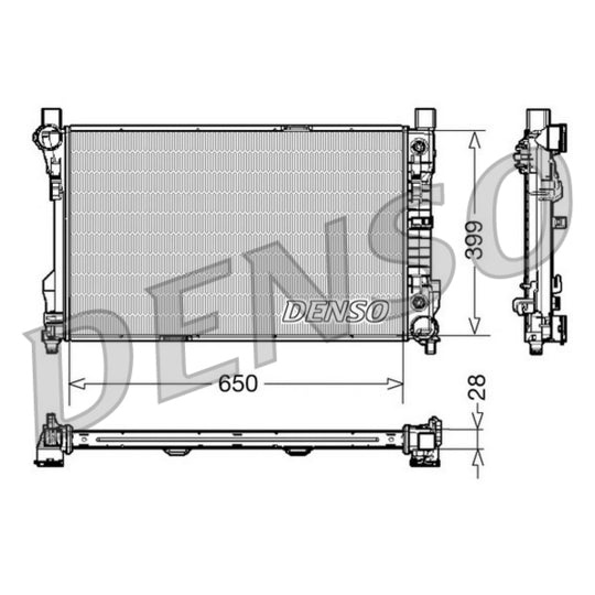 DRM17079 Radiator, engine cooling