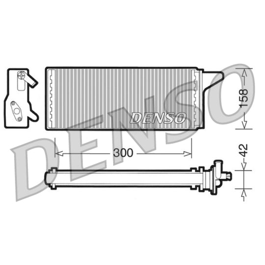 DRR12001 Heat Exchanger, interior heating