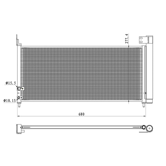350423 Condenser, air conditioning