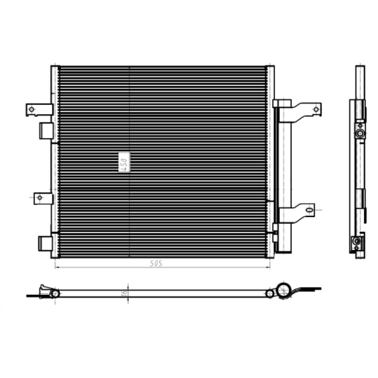 350388 Condenser, air conditioning