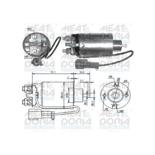 46038 Solenoid Switch, starter