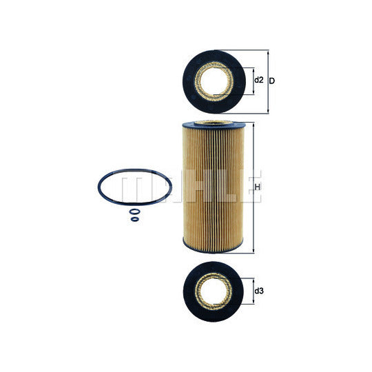 OX 123/1D Oil filter