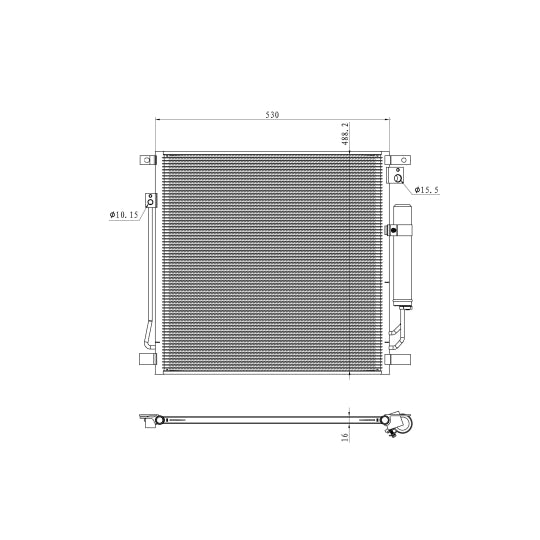 350502 Condenser, air conditioning