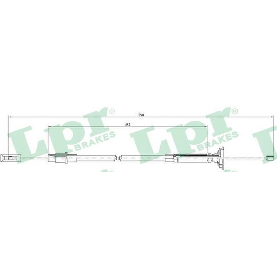 C0258C Clutch Cable