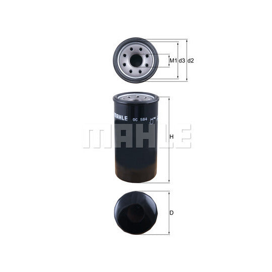 OC 584 Oil filter