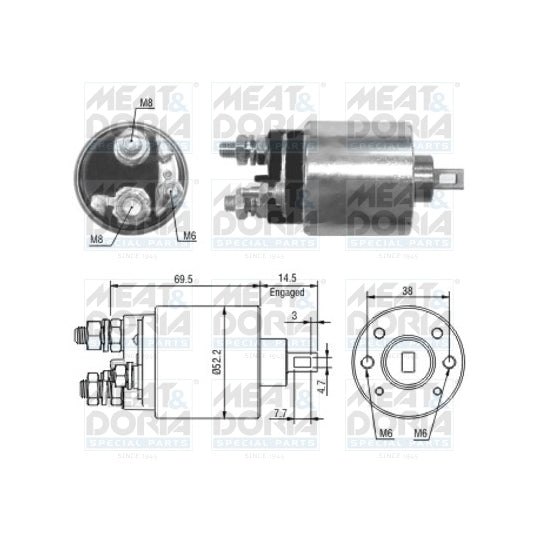 46122 Solenoid Switch, starter