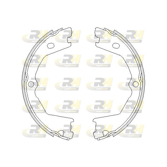 4733.00 Brake Shoe Set, parking brake