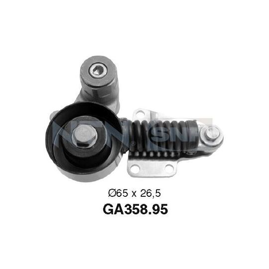 GA358.95 Tensioner Pulley, v-ribbed belt