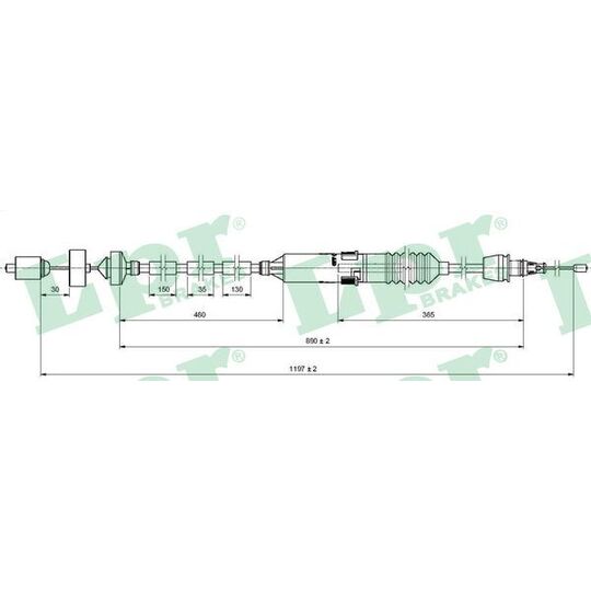 C0471C Clutch Cable