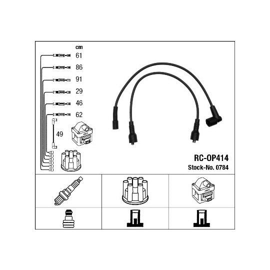 0784 Ignition Cable Kit