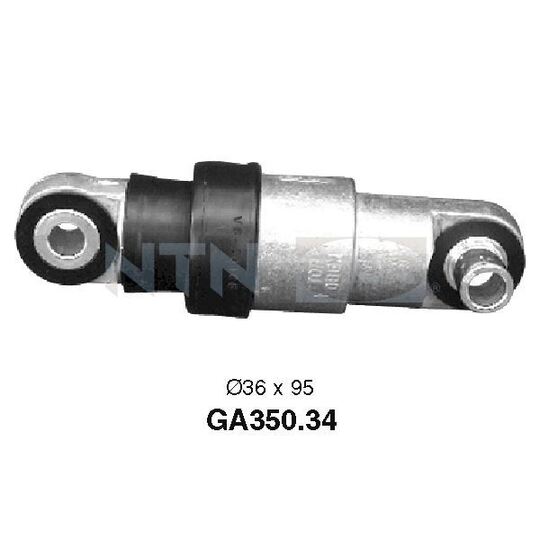 GA350.34 Tensioner Pulley, v-ribbed belt