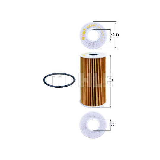 OX 441D Oil filter