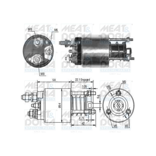 46077 Solenoid Switch, starter