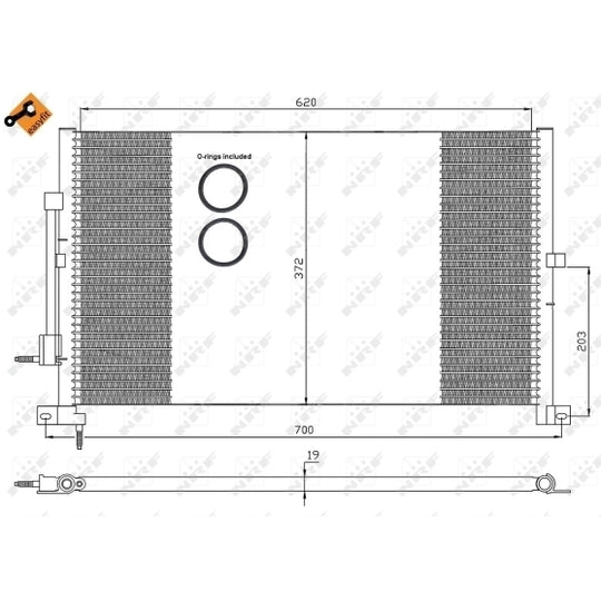 35365 Condenser, air conditioning