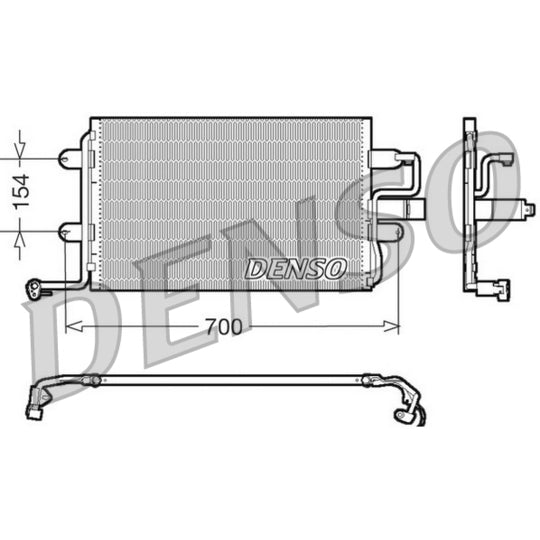DCN32017 Condenser, air conditioning
