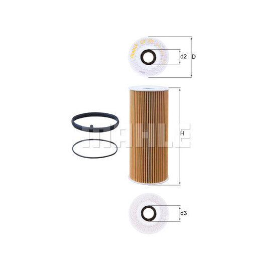 OX 381D Oil filter