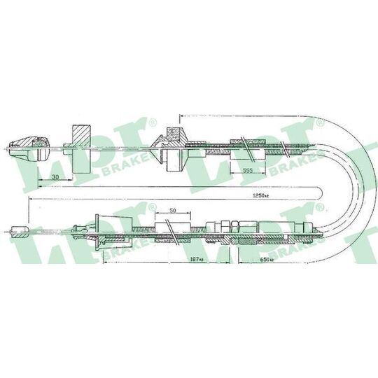 C0201C Clutch Cable