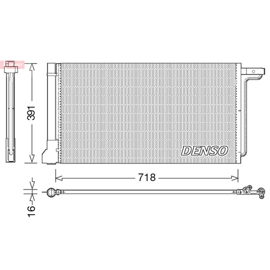 DCN10028 Condenser, air conditioning