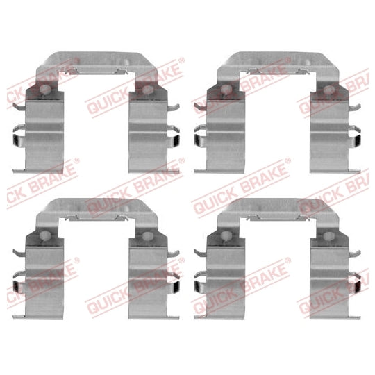 109-1782 Brake pad fitting set