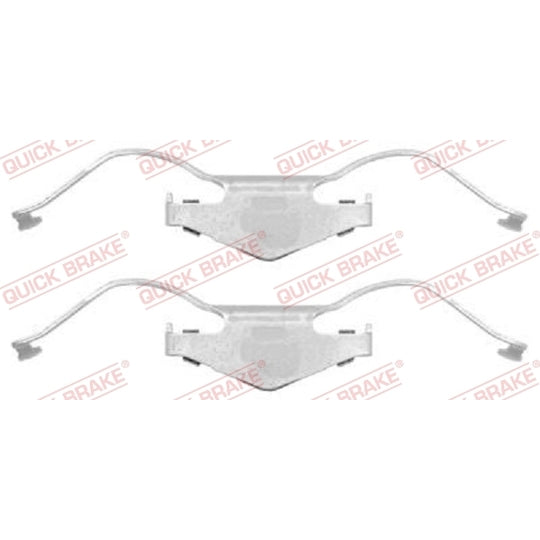 109-1297 Brake pad fitting set