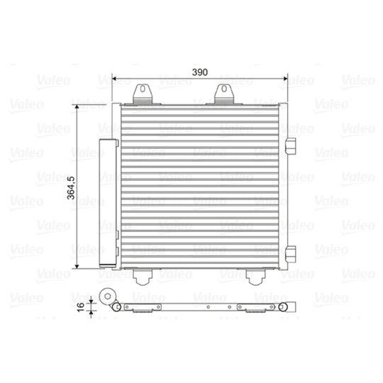 822577 Condenser, air conditioning
