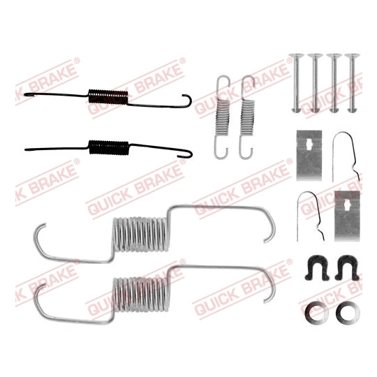105-0743 Brake shoe fitting set
