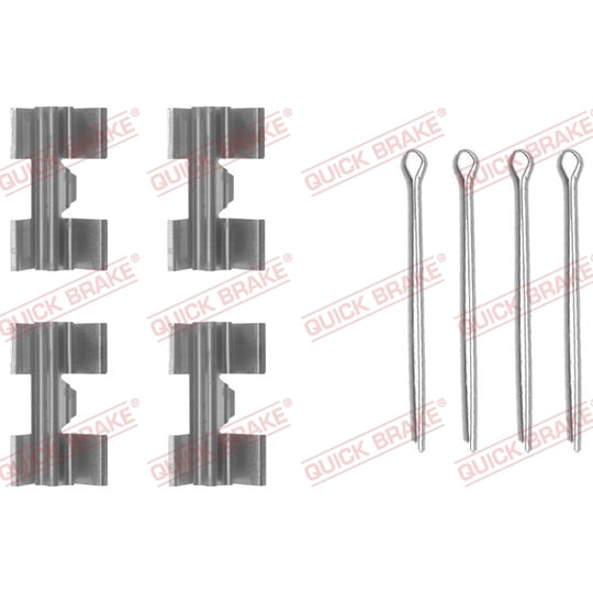 109-0969 Brake pad fitting set