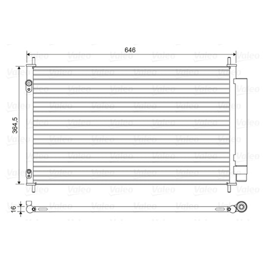 822595 Condenser, air conditioning